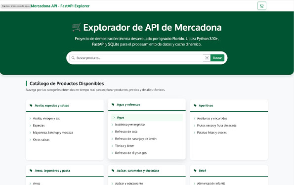 Captura de MercaAPI