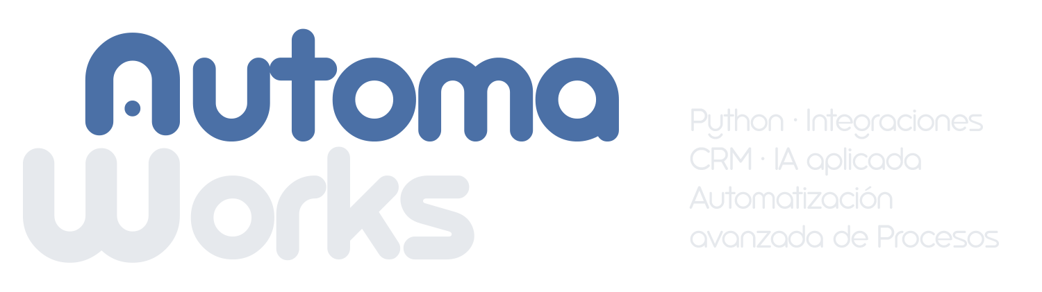 Logo de Automa Works - Especialistas en Python, CRM e IA
